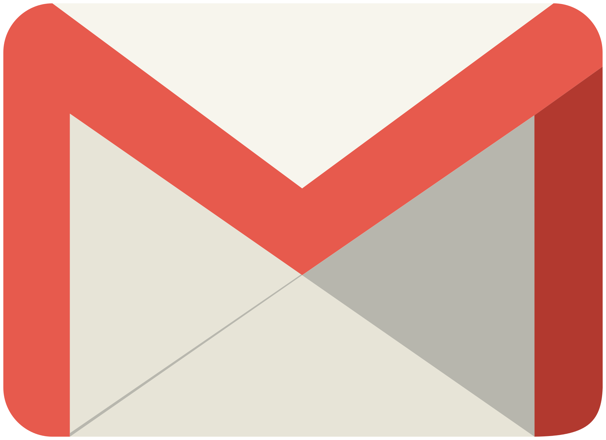 Gmail logo PNG, transparent png download